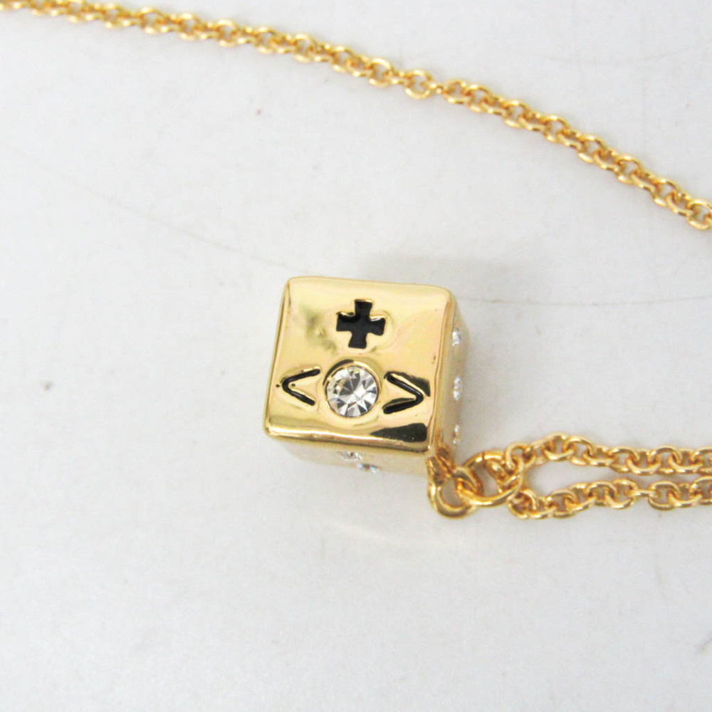 Vivienne Westwood Dice Metal,Rhinestone Rhinestone Men,Women Fashion Pendant ... - Picture 5 of 10